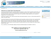 Tablet Screenshot of coastsport.com
